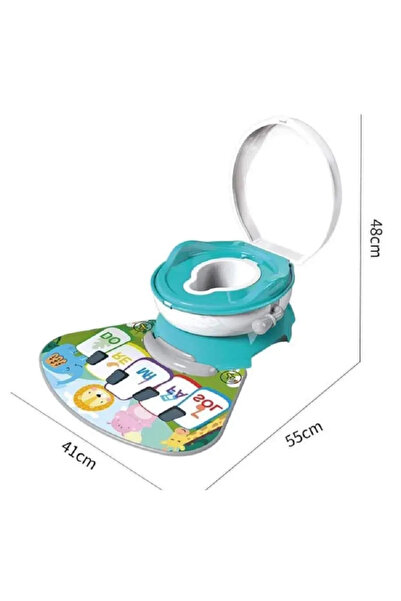 OEM Olita cu Reductor Detasabil Si Covor Muzical Tip Pian albastra