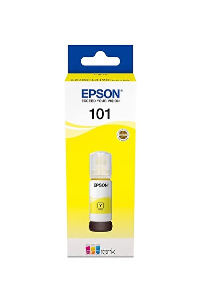 EPSON عبوة إعادة تعبئة حبر الطابعة الأصفر EcoTank 101 سعة 70 مل