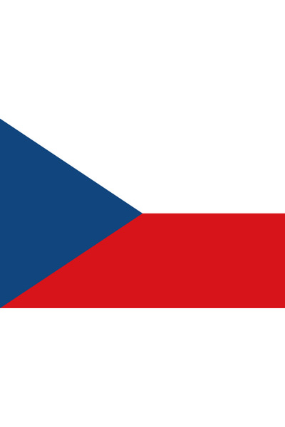 Ti Play Pictură de perete cu steagul țării Republicii Ceho-Românești 45x30CM ...