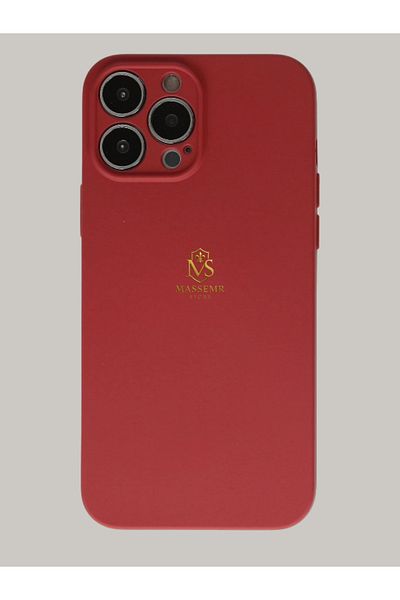 Massemr iPhone 13 Pro Compatible Nano Velvet Lined Matte Silicone Case – Shock Absorbing Soft Protection