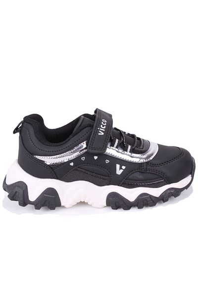 Vicco Dream 346F25K210 Black Orthopedic Daily Girl's Sports Shoes