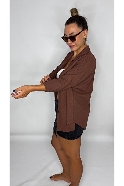 HT Boutique KAHVERENGİ GÖMLEK