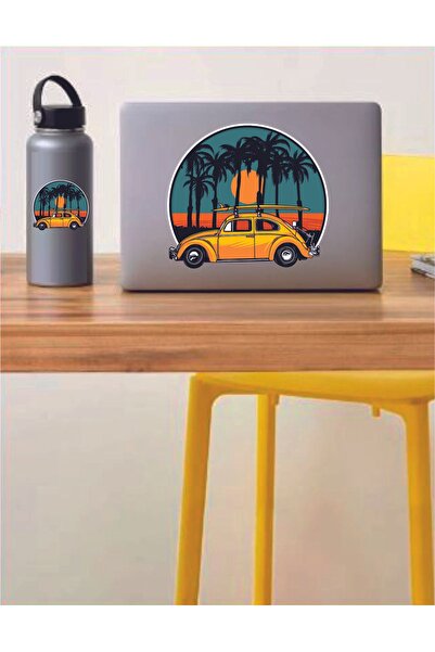 stickerusta Volkswagen Beetle Tosba Car Auto Motorcycle Nostalgia Sticker 00065