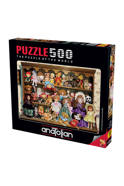 500 Parça Renkli Yapboz Puzzle, Eğlenceli ve Koleksiyonluk Hobi Seti