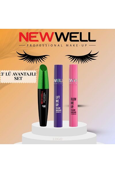 New Well Newwell 3-Piece Mascara Super Set