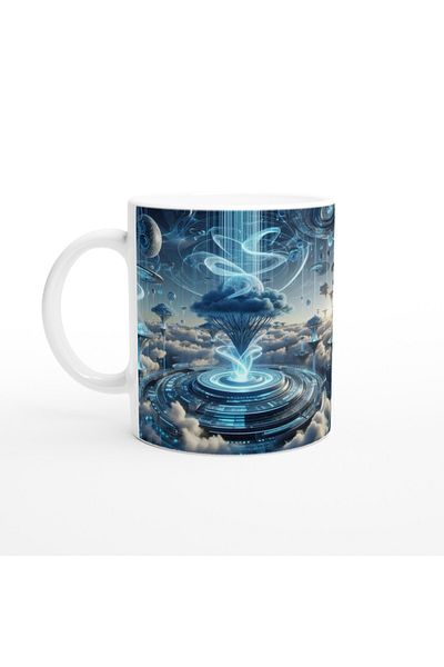 Luluyen Aquarius Printed Coffee Mug - Elemental Kingdom of Nature Themed Vs3