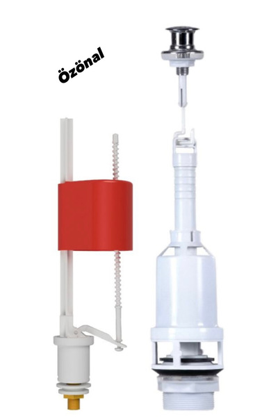 Visam Starmax Çekmeli Stoplu Rezervuar Klozet Iç Takımı Zeplin Flatör 608-001