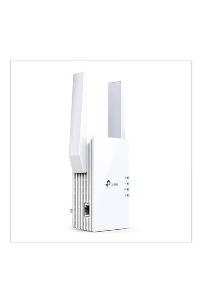 TP-LINK موسع نطاق Wi-Fi 6 ثنائي النطاق AX1800 مع منفذ Gigabit ووضع نقطة الوصول باللون الأبيض