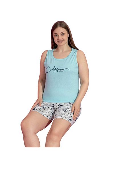 Emir Store Hanging Cotton Women's Pajamas Large Size Xl,2Xl,3Xl Battal,Big Size, Summer,