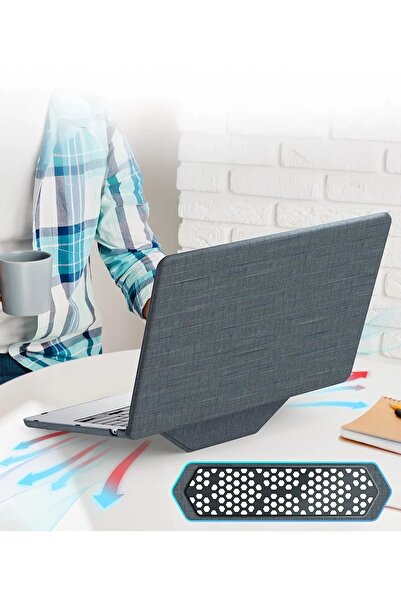 CepteToptan Myt09 MacBook Pro 13 2020 MacBook Fabric Cover - Gray