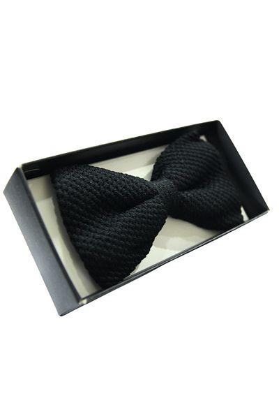 Elegante Cravatte Knitted Fabric Bow Tie (Boxed) Knitted Bow Tie