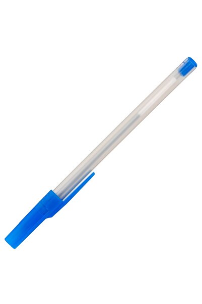 Go İthalat قلم حبر جاف من بيج بوينت مقاس 1.0 ملم أزرق × 50 قطعة