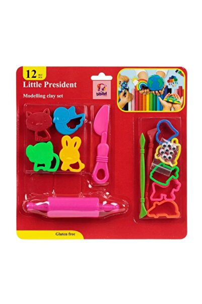 Bibilel Kids Creative Set 14 Pieces Molds and Modeling Accessories, Multicolor