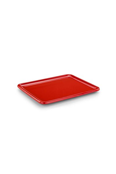 Tria Unbreakable 1/2 Open Buffet Tray 2 Pieces 26,5X32,5 cm Red Tr531R