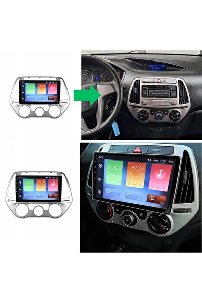 MYWAYY Hyundai İ20 Manuel Klima 2K Çözünürlükte Ekran Android 15 Multimedya S...