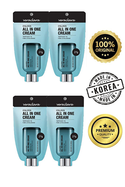 VERACLARA مجموعة كريم الكل في واحد لمكافحة الشيخوخة مكونة من 4 قطع