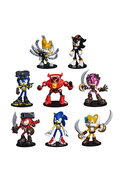 FABBA TOYS مجموعة سونيك المكونة من 8 ألعاب شخصيات أبطال مرخصة