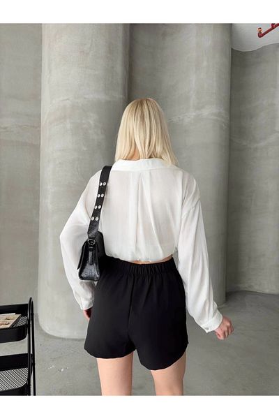 STILVANA Single Slit Shorts Skirt