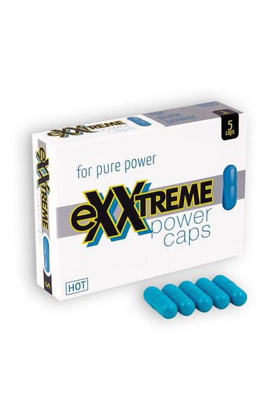 OEM Pastile Exxtreme Power Caps, pentru Energie si Performanta Maxima, Barbati, 5 Capsule