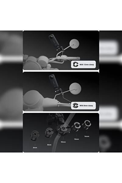 Insta360 Dikiz Aynası Montajı