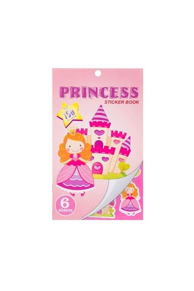 SOHO Sticker Book with 150 Models, Princess, Pink