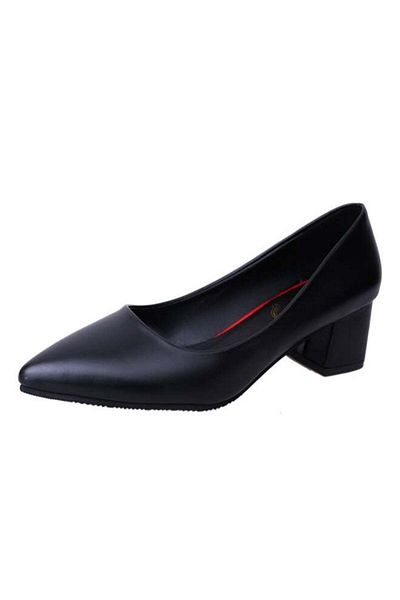 Rup Art Low Heel Women Dressy Office Lady Shoes