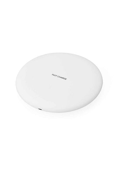 OEM Universal Wireless Charger with Fast Charge Technology, MicroUSB Connector, White