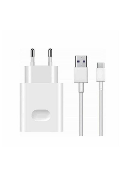 Huawei AP81 Charger with USB to Type-C Cable, 1 Meter, White
