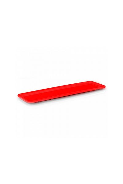Tria Unbreakable 2/4 Open Buffet Tray 2 Pieces 16,2X53 cm Red Tr533R