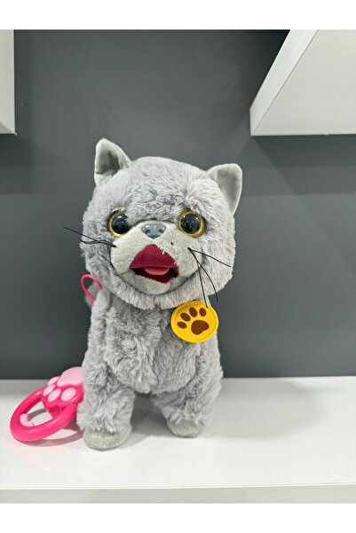 soft toys müzikli yürüyen,miyavlayan ,tekrar eden kumandalı kedi