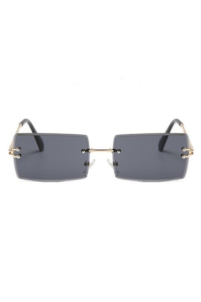 GERICOM Ochelari de soare unisex, formă dreptunghiulară, filtru UV, policarbo...