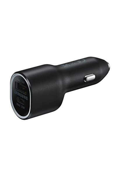 OEM Încărcător auto Samsung cu porturi USB și Type-C, încărcare rapidă de 25 W, negru