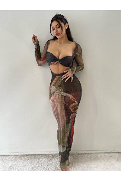 GEDS Mağazacılık ASTARSIZ TÜL ELBİSE