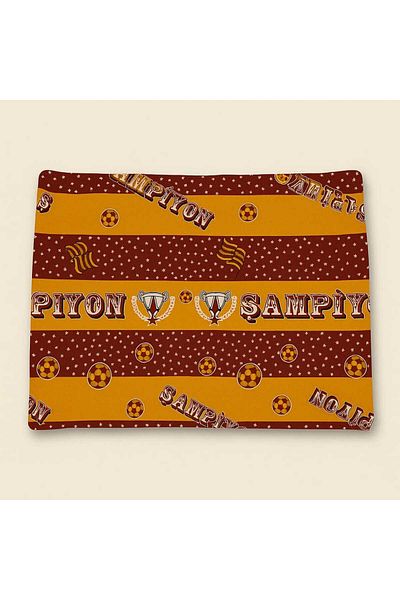 HSN LAGOM Pillow Cover Yellow Red Patterned Zippered