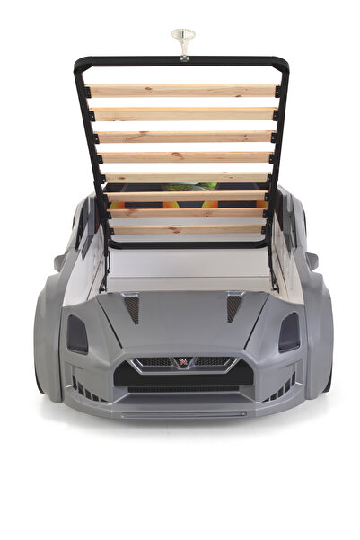 Ferramini Gri Arabalı Yatak Kapıları Açılan GTR Full Ledli Kumandalı ve Müzik...