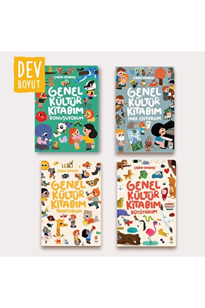 Sincap Kitap Genel Kültür Kitabım Set / Tanıyorum - Büyüyorum - Fark Ediyorum - Konuşuyorum