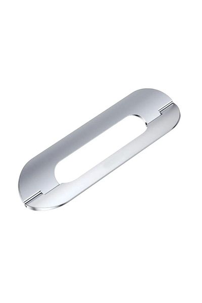 GERICOM Foldable Desk Stand for Laptop, Compatible with 11.6 - 17 Inch, Adhesive Fixation, Silver