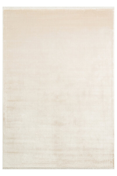 Vog Halı Luma Light Vizon Tek Renk Sade Saf Bambu Doğal Malzeme Halı Minimali...