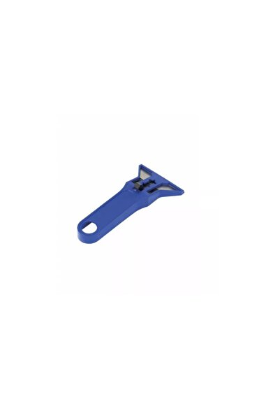 OEM Mini scraper for removing paint and labels with blade protection, Blue