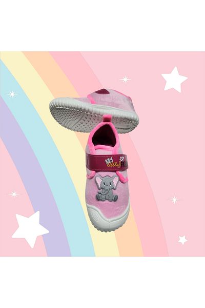 GEZER Full Orthopedic Velcro Elephant Figure Winter Nursery Kindergarten Home Slippers