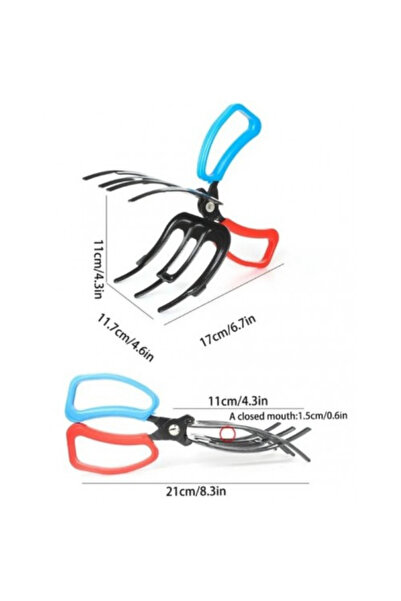 FORSEİ LUCA Pençeli 11 cm Balık Sabitleyici Maşa Balık Tutma Temizleme Maşası