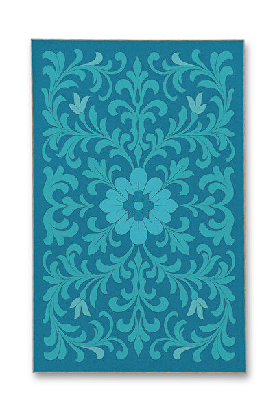 Rugs Modern Halı MOSSO Μοντέρνο διακοσμητικό χαλί με μπλε θέμα και λεπτομερή ...