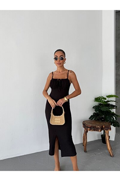 ezber moda فستان نسائي برباط منقوش