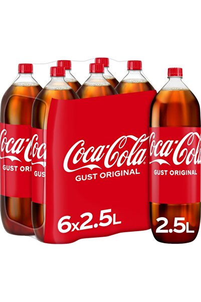 Coca-Cola Coca Cola Carbonated soft drink 2.5L x 6 PET bottles