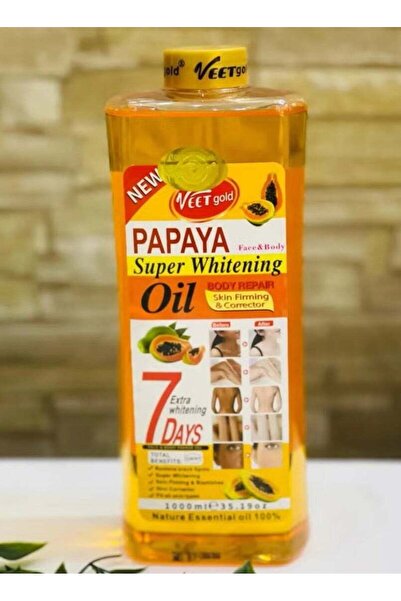 Veet Gold زيت البابايا فيت جولد لتبييض الوجه والجسم 1000 مل
