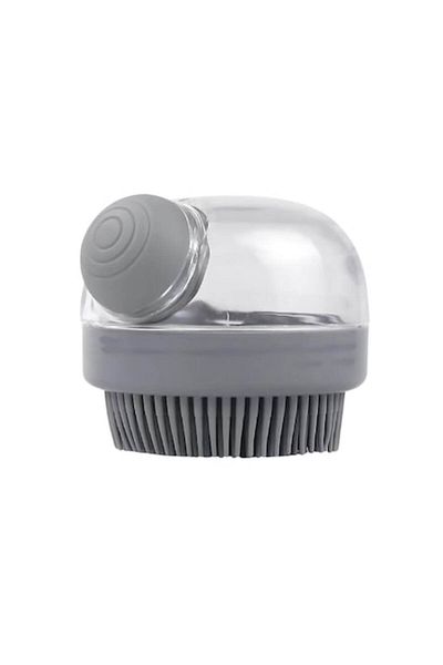 OEM Bath Brush for Dogs and Cats with Shampoo Dispenser, Soft Silicone, Quick Foaming, Massage and Clean