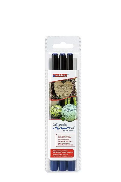 Edding Calligraphy & Lettering Set – Chisel Tips 2.0, 3.5 & 5.0 mm