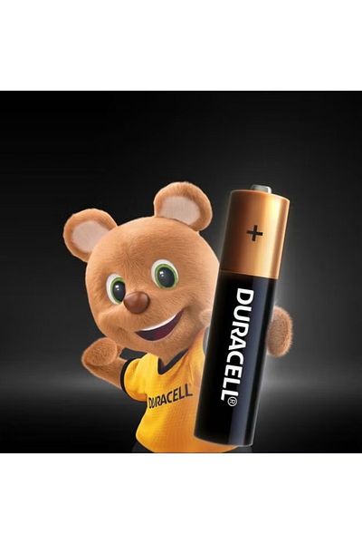 Duracel 4-Piece AAA-4 Batteries Black/Beige