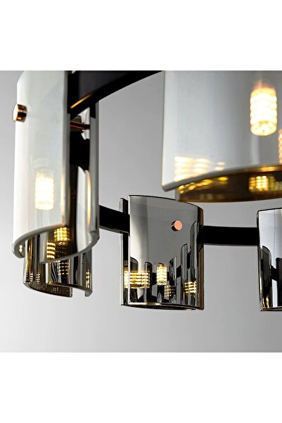 Alista Home Candelabru Modern, REQUIEM Largo, 8 x G9, Negru