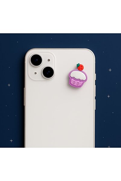 aheaks Sevimli Telefon Kılıfı Süsü – Silikon Figürlü Dekoratif Aksesuar Eğlenceli Kılıf Süsü Yapışkanlı